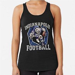 Art Indianapolis Colts Racerback Tank Top