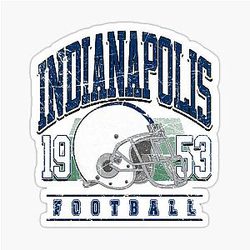 Art Indianapolis Colts Sticker