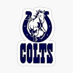 Art Indianapolis Colts Sticker