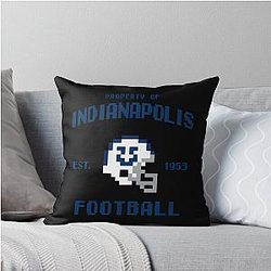 Art Indianapolis Colts Throw Pillow