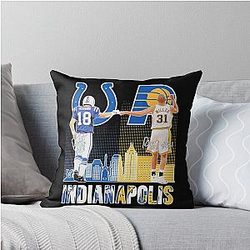 Art Indianapolis Colts Throw Pillow