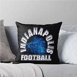 Art Indianapolis Colts Throw Pillow
