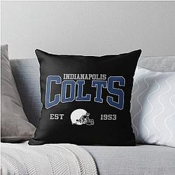 Art Indianapolis Colts Throw Pillow