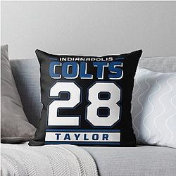 Art Indianapolis Colts Throw Pillow