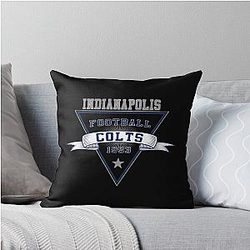 Art Indianapolis Colts Throw Pillow