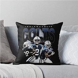 Art Indianapolis Colts Throw Pillow