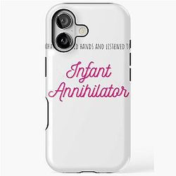 What if we held hands and listened to infant annihilator iPhone tough case