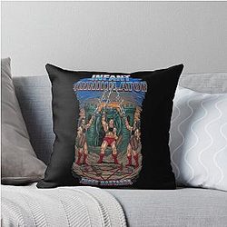 Three Infants Annihilator Throw Pillow