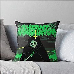 Infant Annihilator 8 Bit Throw Pillow