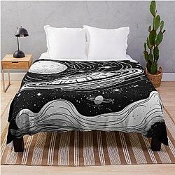 Interstellar Journey Throw Blanket