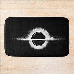 Interstellar Christopher Nolan Vintage Movie Poster Mid Century Art Print Bath Mat