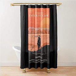 Orange Shower Curtain