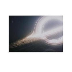 Interstellar Movie Poster Black Hole Canvas Wall Art for Room Aesthetic Decor 20x30 inch Unframe-style