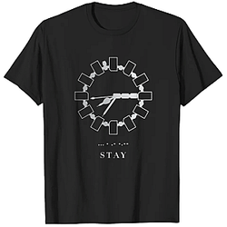 Endurance Station Stay Morse Code LA 1704 Interstellar T-Shirts