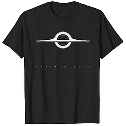 Gargantua Black Hole Graphic LA 1704 Interstellar T-Shirts