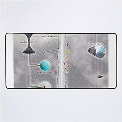 Interstellar 2014 Movie Poster Throw Blanket Metal Print Tapestry Desk Mat