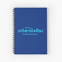 803rd Interstellar Song Contest Baby Blue Notebook