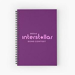 803rd Interstellar Song Contest Pink Notebook