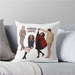 Anne Rice Interview with the Vampire Throw Pillow