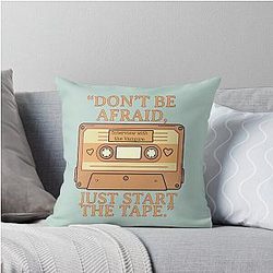 Don't be afraid just start the tape. Interview with the Vampire Throw Pillow