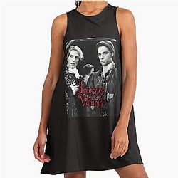 The Interview With Lestat and Louis Vampire A-Line Dress