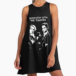 Bravery Strong Good Interview With The Vampire Anne Rice Retro A-Line Dress
