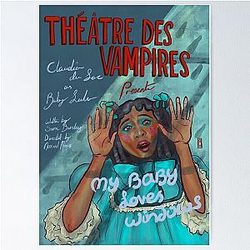 Interview with the Vampire My Baby Loves Windows Poster
