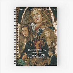 Interview with the Vampire Tribute Spiral Notebook