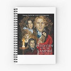 Bravery Strong Good Interview With The Vampire Tribute Gift Spiral Notebook
