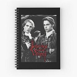 The Interview with Vampire Lestat and Tom Cruise Spiral Notebook