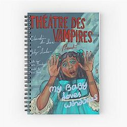 Interview with the Vampire My Baby Loves Windows Spiral Notebook