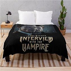 Anne Rice Interview with the Vampire Throw Blanket