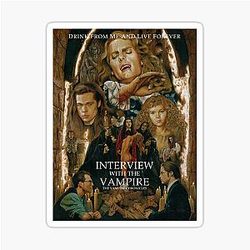 Interview with a Vampire Sticker