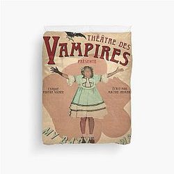 Theatre of the Vampire - Claudia - Interview with the Vampire Poster Duvet Cover