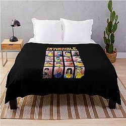 Invincible Superhero Characters Throw Blanket