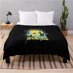 Invincible Mark Superhero Throw Blanket