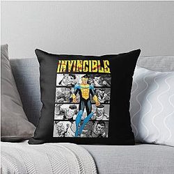 Invincible Retro Throw Pillow
