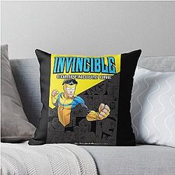Invincible Cover Throw Pillow