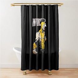 Invincible Graphic Shower Curtain