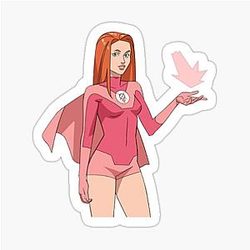 Atom Eve Invincible Sticker