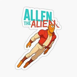 Allen The Alien Invincible Sticker