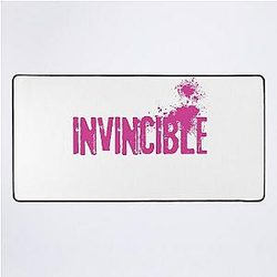 I'm Invincible Desk Mat