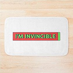 I'm Invincible Bath Mat