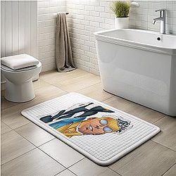 Invincible LA 0102 - Features the powerful and mysterious Omni Man Invincible Bath Mats