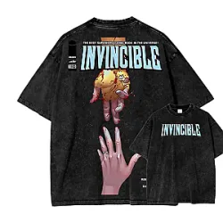 Dont Leave Me DTNK1404 Washed Invincible T-Shirts