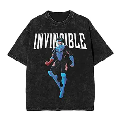 Mark Grayson DTNK1404 Washed Invincible T-Shirts