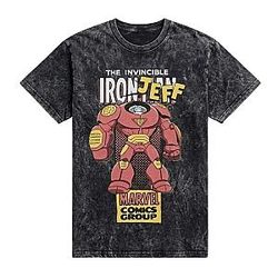 Marvel Iron Jeff TTPM2004 Washed Invincible T-Shirts