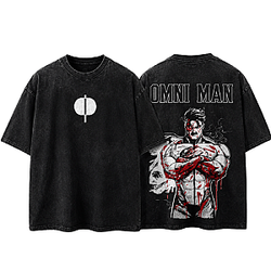 Omni Man Invincible Washed T-Shirt NTT0409 Invincible T-Shirts