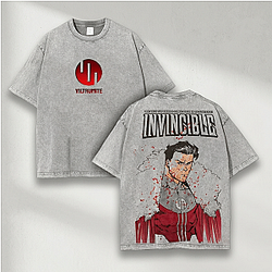Invincible Omni Man Comic Washed T-Shirt NTT0409 Invincible T-Shirts