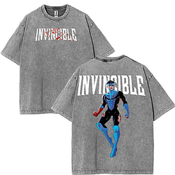 Invincible Comic Washed T-Shirt NTT0409 Invincible T-Shirts